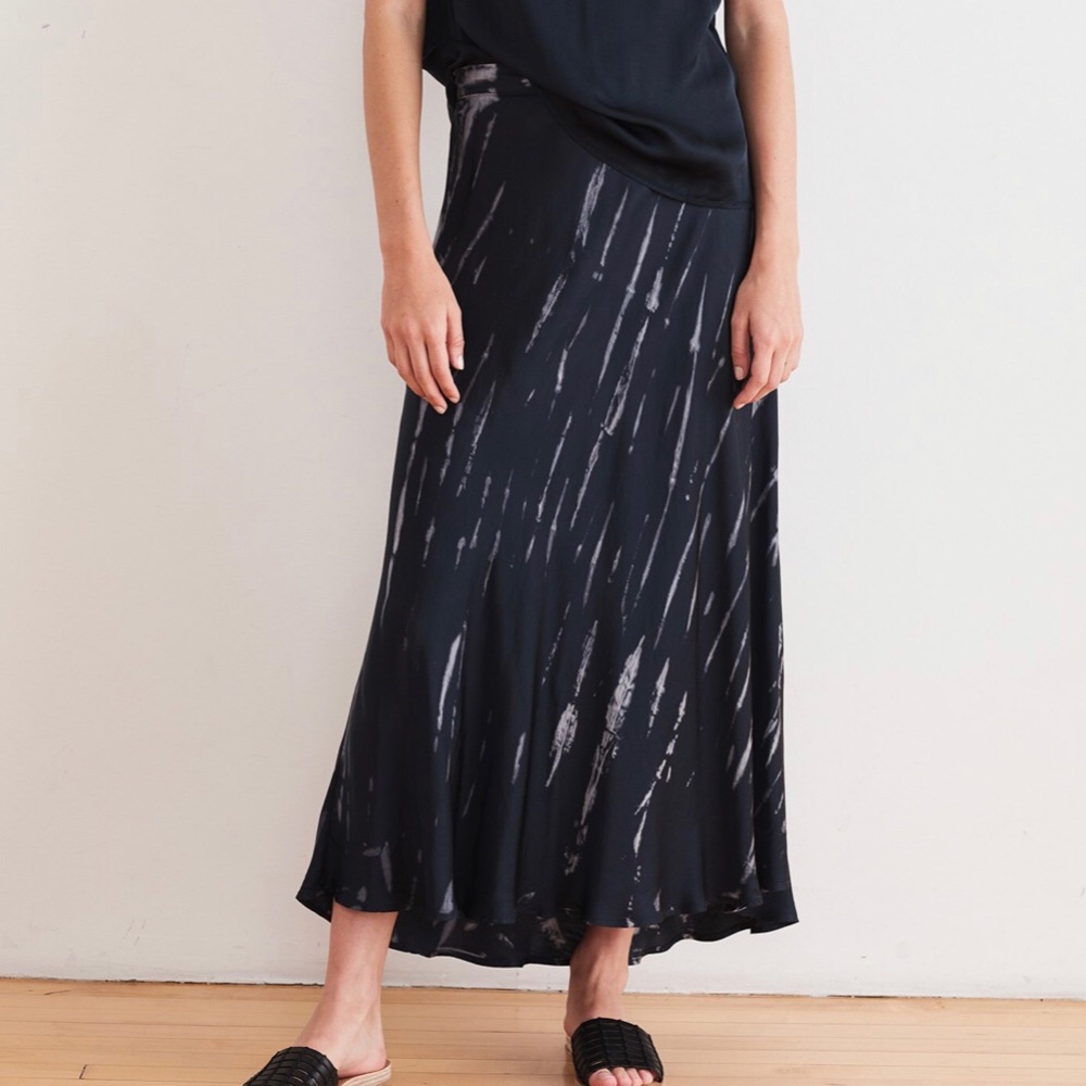 Velvet Tie Dye Skirt